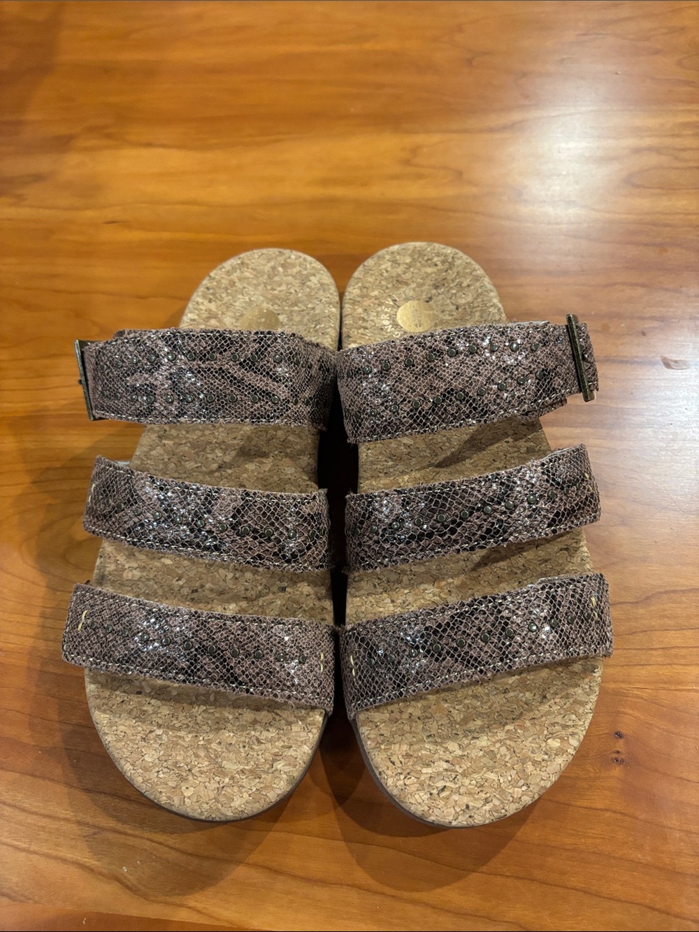 REVITALIGN Orthotic Triple Band Slide Sandals